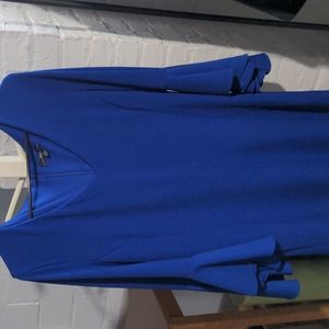 Gently Used R&K Blue Bell Sleeve Dress